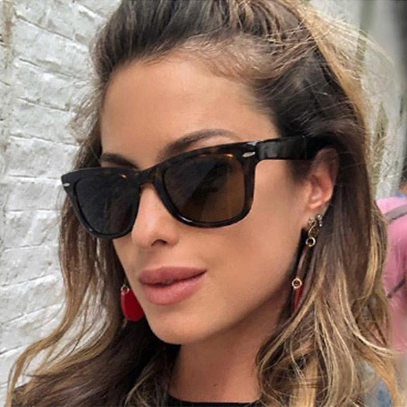 Classic Square Mirror Polarized Sunglasses