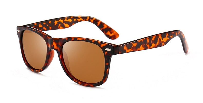 Classic Square Mirror Polarized Sunglasses