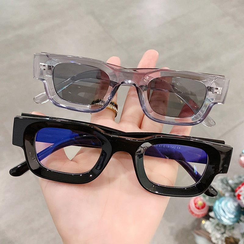 Deep Small Square Polarized Sunglasses