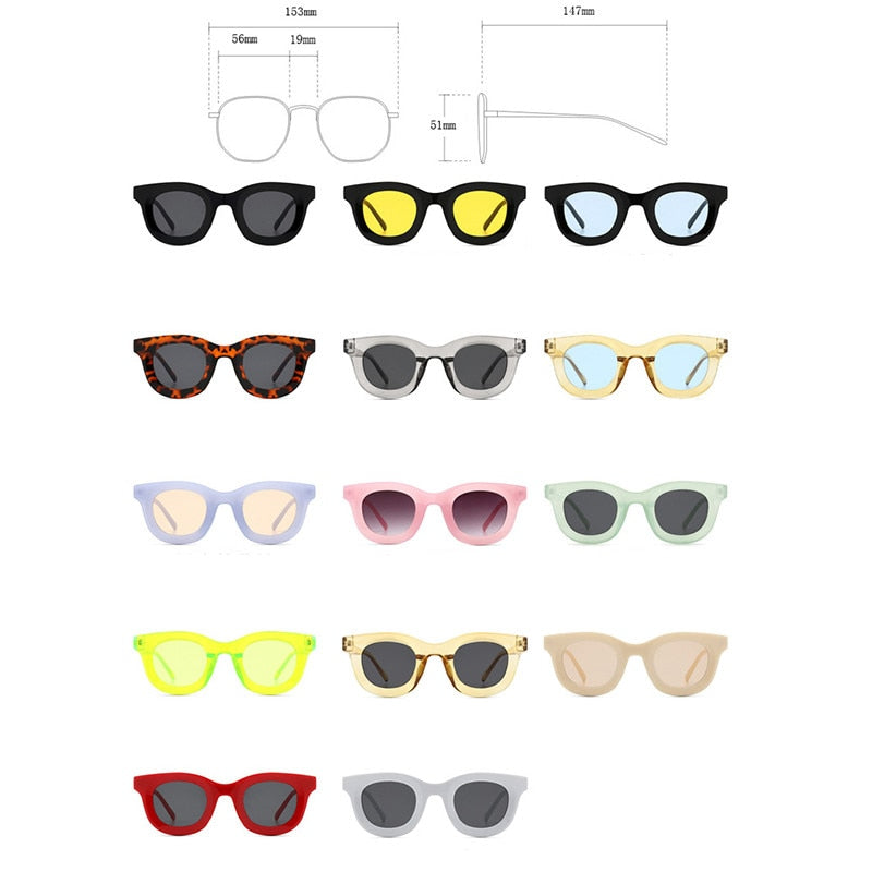 Concave  Lens Round Sunglasses