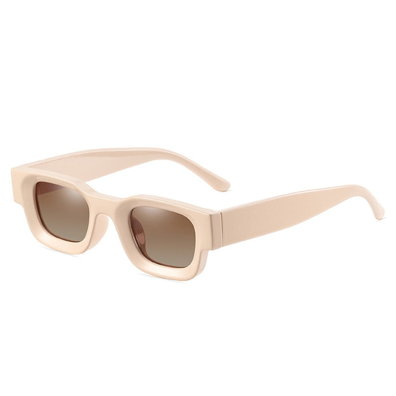 Deep Small Square Polarized Sunglasses