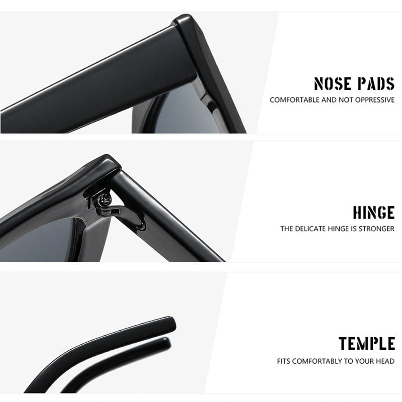 Acrylic Square Sunglasses