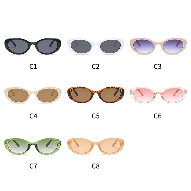 Small Frame Vintage Round Sunglasses