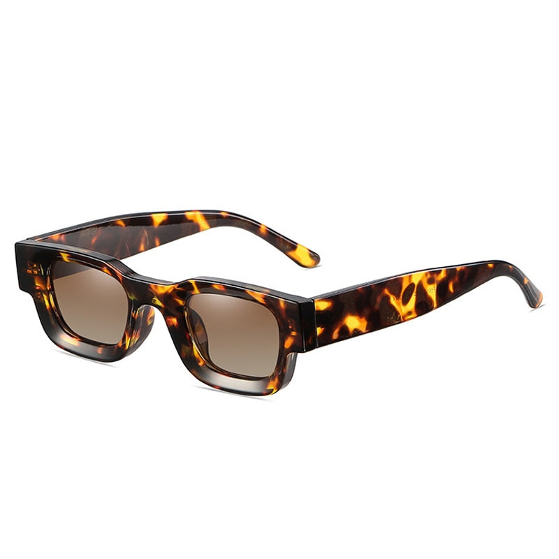 Deep Small Square Polarized Sunglasses