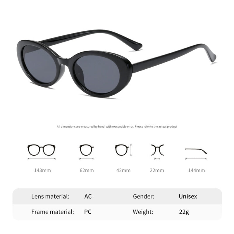 Small Frame Vintage Round Sunglasses