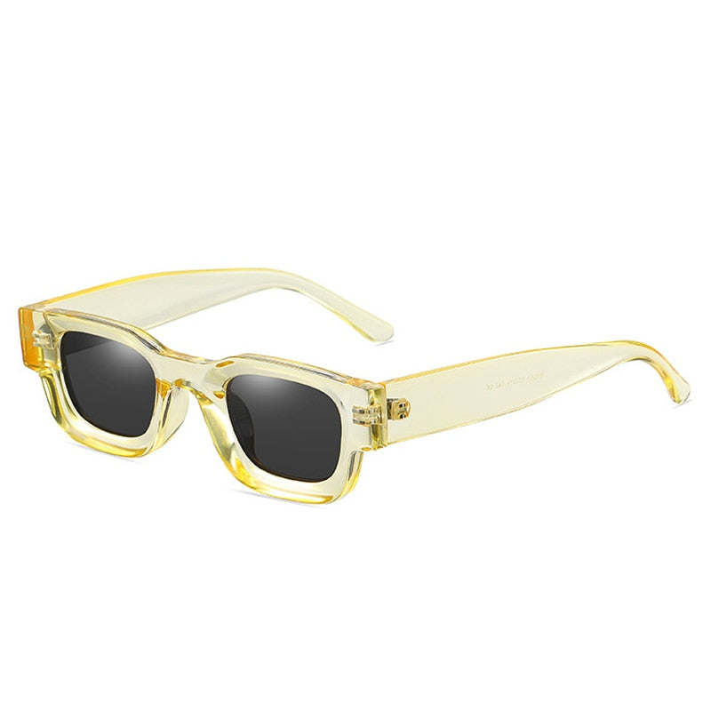 Deep Small Square Polarized Sunglasses