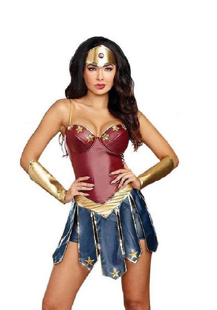 Womens Wonder Woman Halloween Costume All Sizes