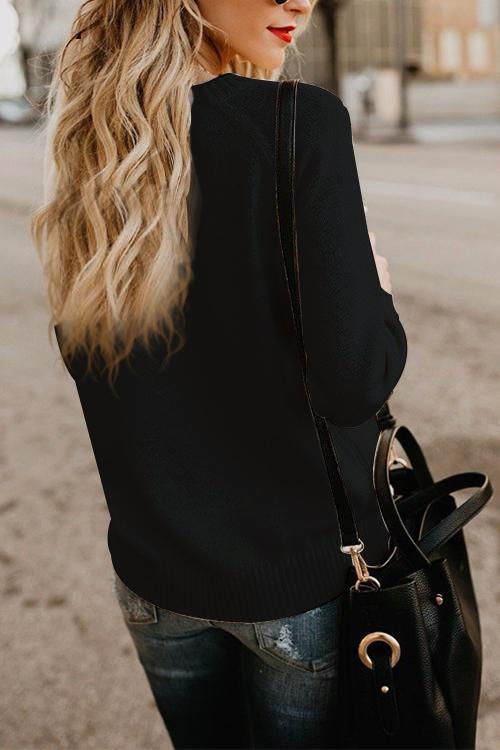 Cute Heart Jewel Sweater-Pinkami