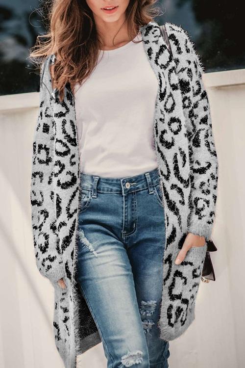 Euramerican Long Sleeves Cardigan-Pinkami