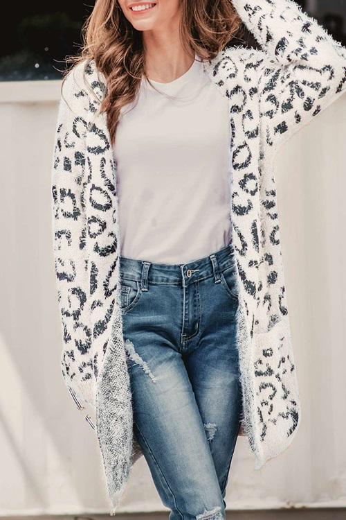Euramerican Long Sleeves Cardigan-Pinkami