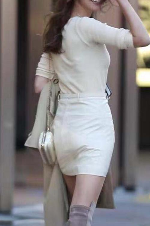 Slim-fit Fashion Bottoming Sweater-Pinkami