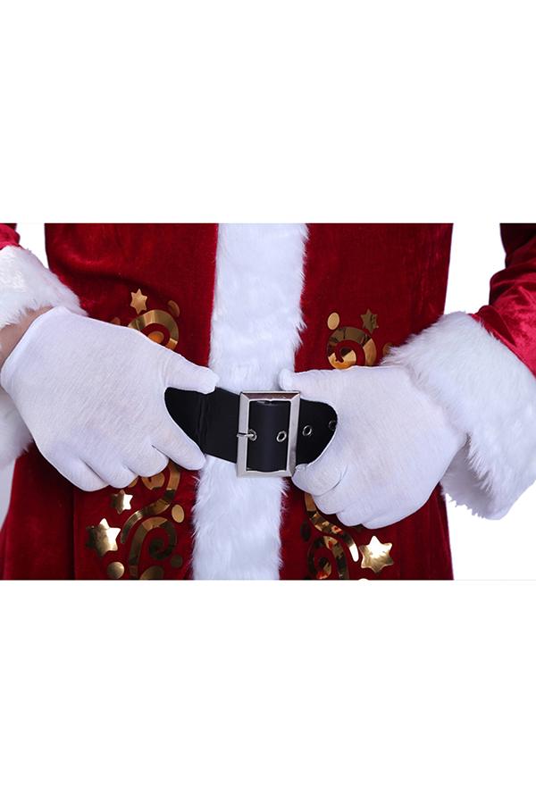 High Quality 10pcs Santa Suit Plus Size Mens Christmas Costume-Pinkami