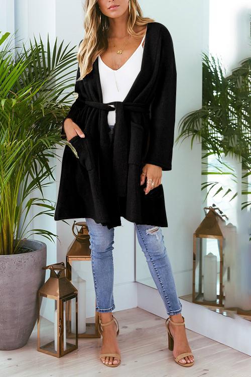 New Pocket Cardigan-Pinkami