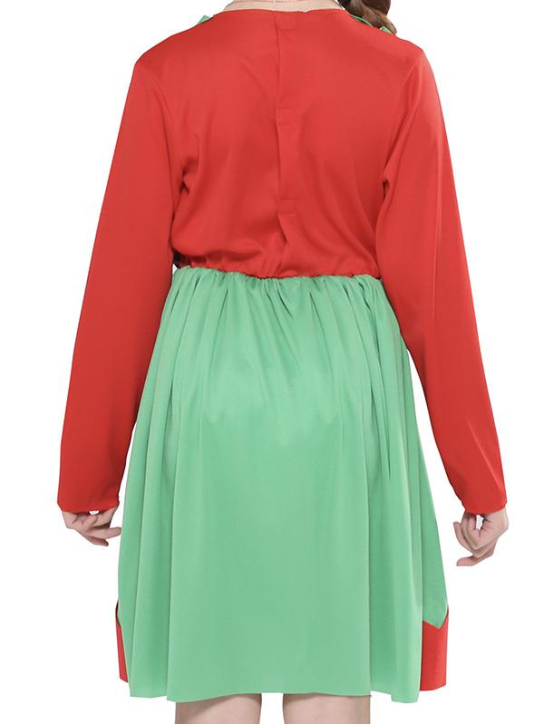 Holiday Elf Costume For Girl-Pinkami