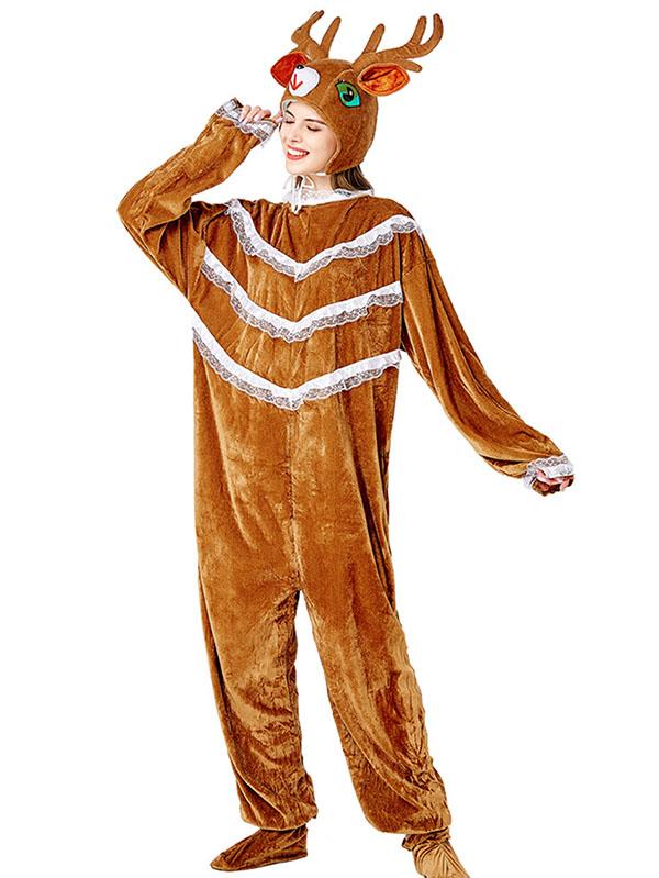 Holiday Jumpsuit Adult Christmas Onesie-Pinkami