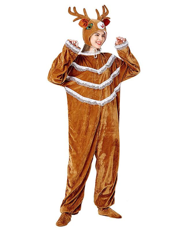Holiday Jumpsuit Adult Christmas Onesie-Pinkami