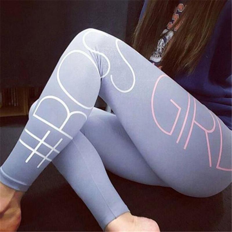 Fitness workout leggings - #Boss girl - 4 colors-Pinkami