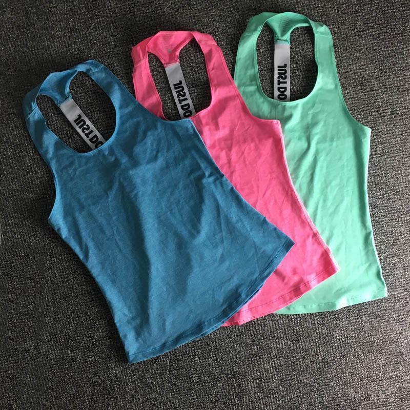 Fitness tank - Just do it - quick dry - 7 colors-Pinkami