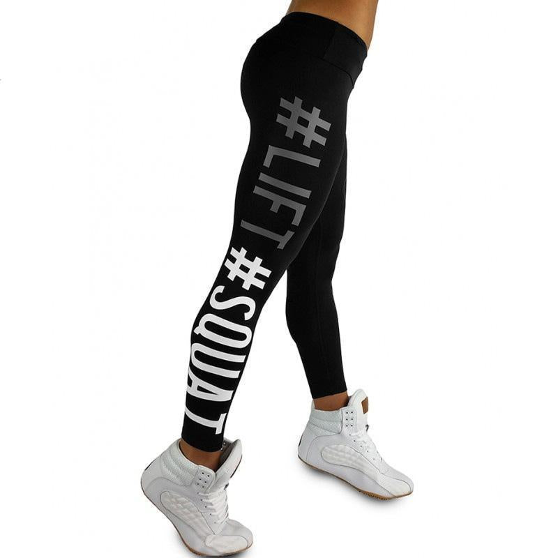Fitness leggings - High waist - #Lift #Squat - 3 colors-Pinkami