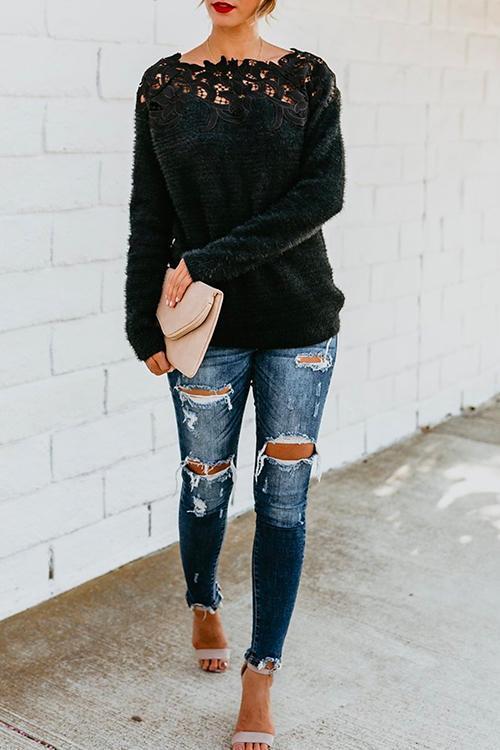 Sincerely Yours Off The Shoulder Sweater?-Pinkami