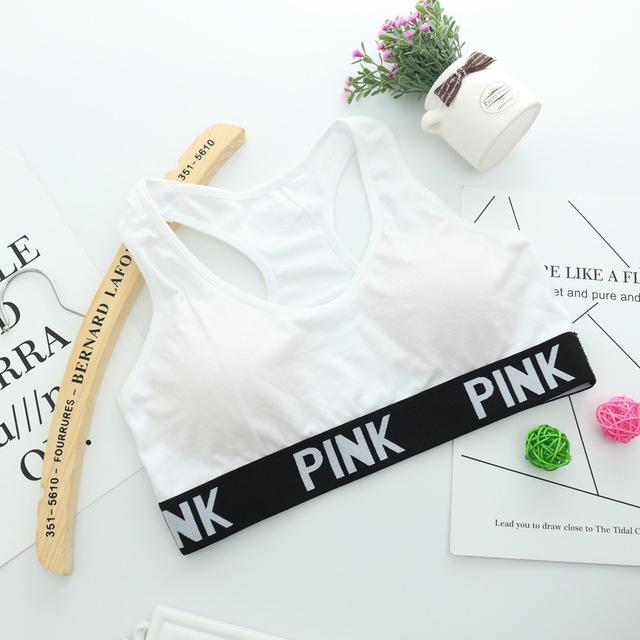 Fitness workout padded sports bra - Pinky solid - quick dry - 6 colors