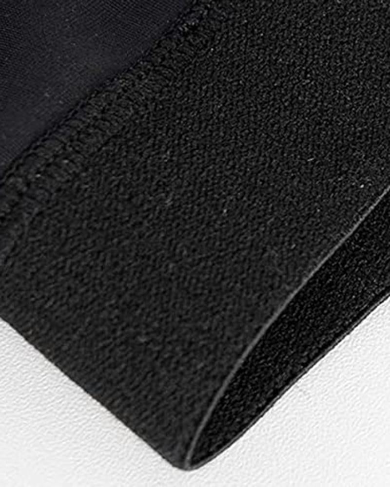 Contrast Lace Butt Lifting High Waist Shapewear Shorts-Pinkami