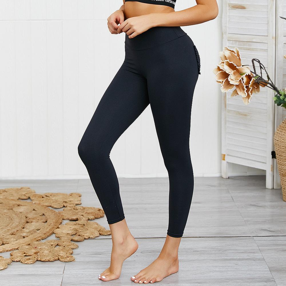 10 Colors Hip Lifting Hyper Flexible High-Rise Tummy Control Workout Leggings-Pinkami