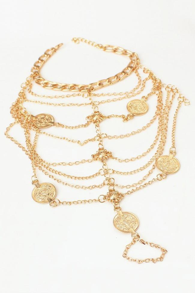 Vintage Anklet Chain-Pinkami