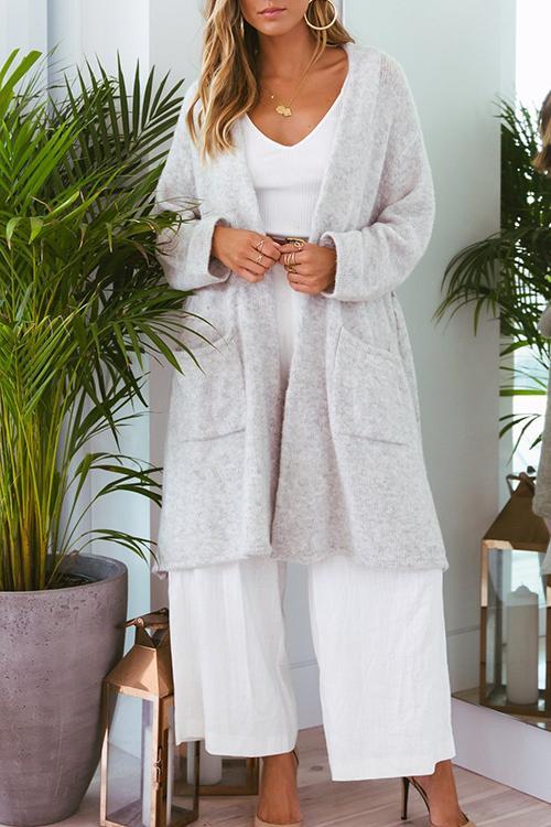 New Pocket Cardigan-Pinkami