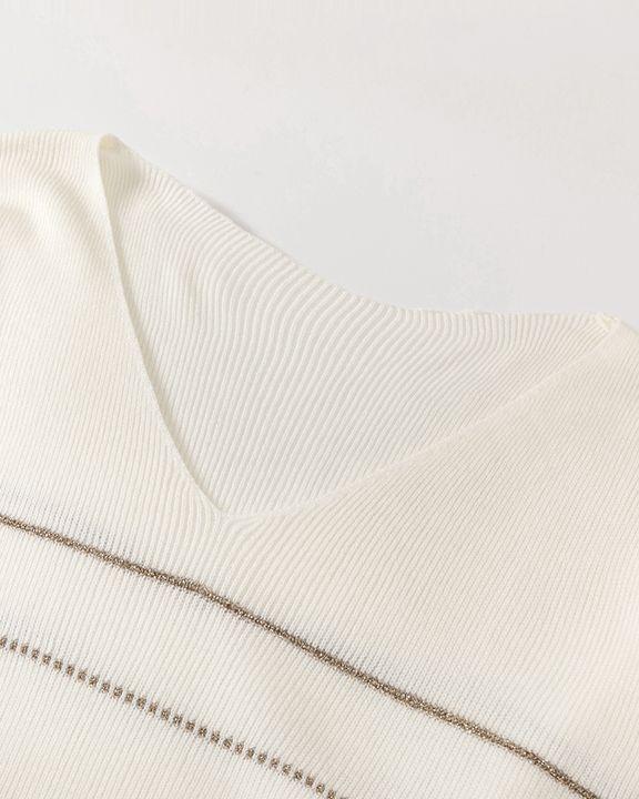 Striped Drop Shoulder Sweater