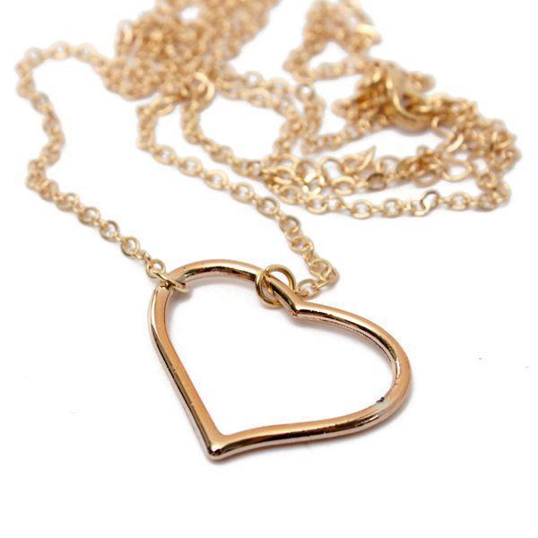 Gold Hollow Out Heart Pattern Sexy Waist Chain-Pinkami