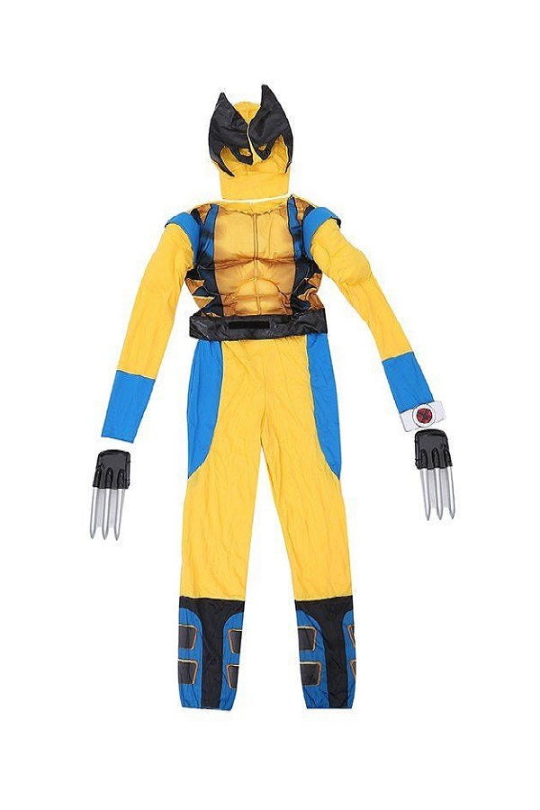 Halloween Deluxe Boys Wolverine Costume-Pinkami