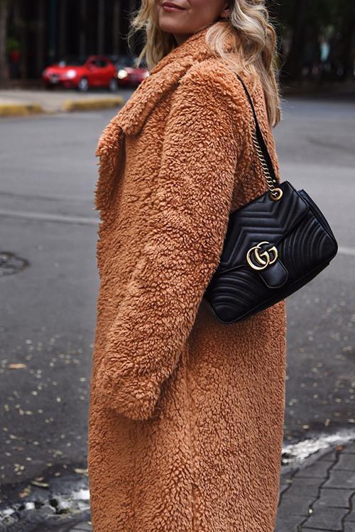 Casual Lapel Pocket Long Coat-Pinkami