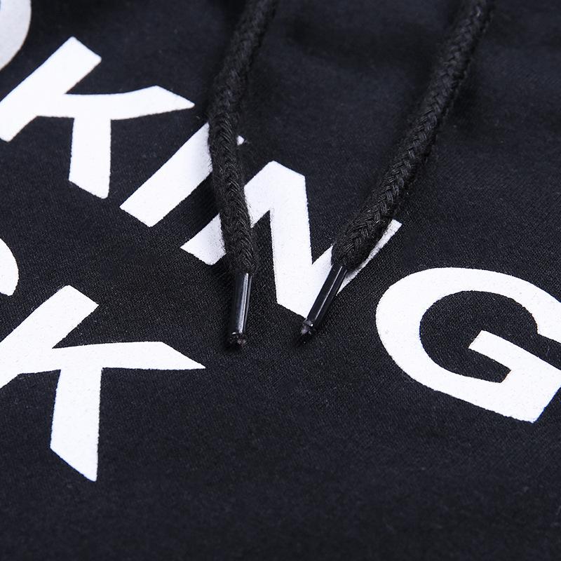 Letter Print Elastic Waist Joggers For Women-Pinkami