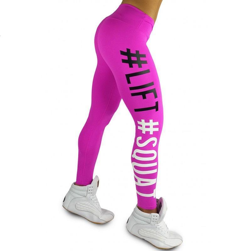 Fitness leggings - High waist - #Lift #Squat - 3 colors-Pinkami