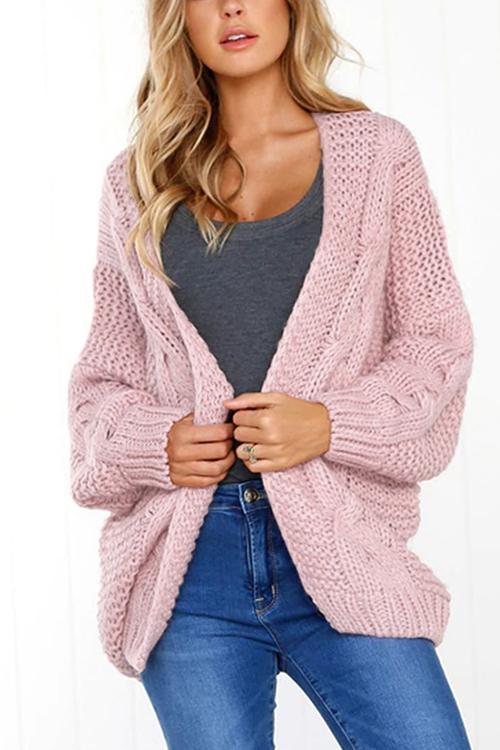 Batwing Sleeves Sweaters-Pinkami