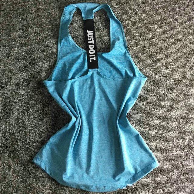 Fitness tank - Just do it - quick dry - 7 colors-Pinkami