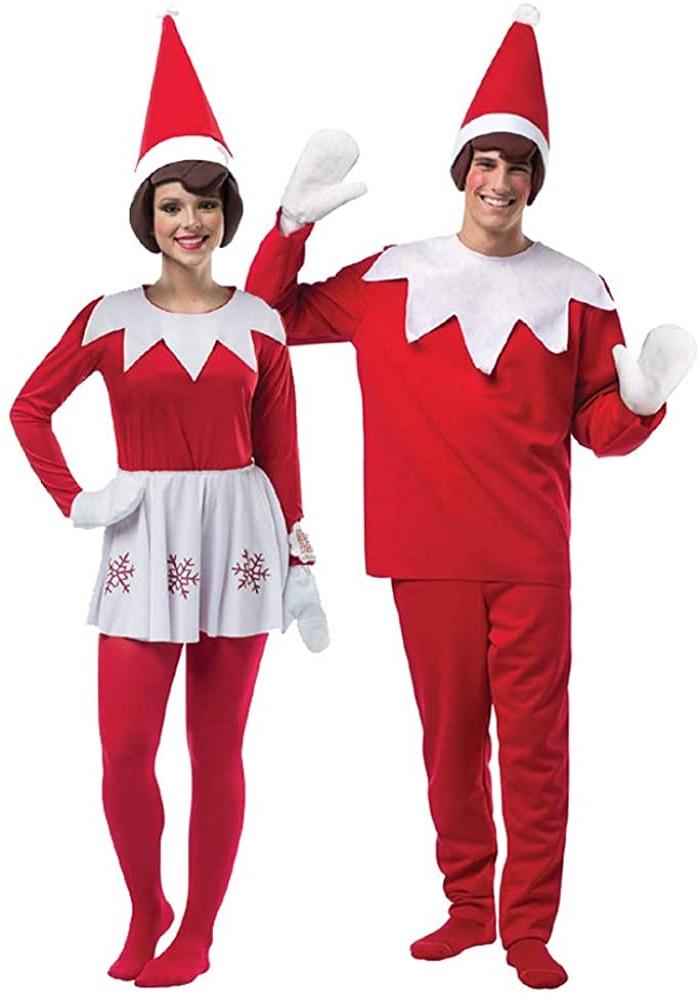 Elf On The Shelf Costume Christmas All-size Family Costume-Pinkami