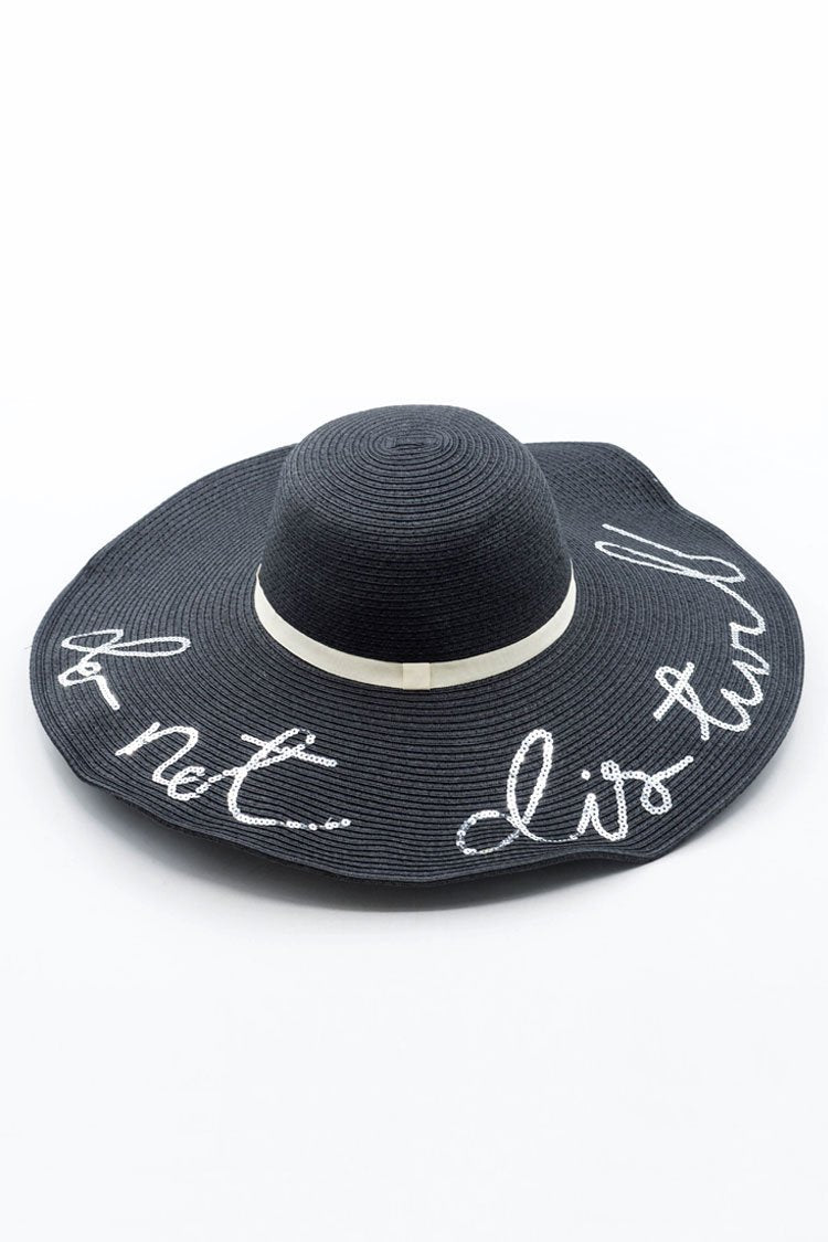 Beach Sequins Sun Hat-Pinkami