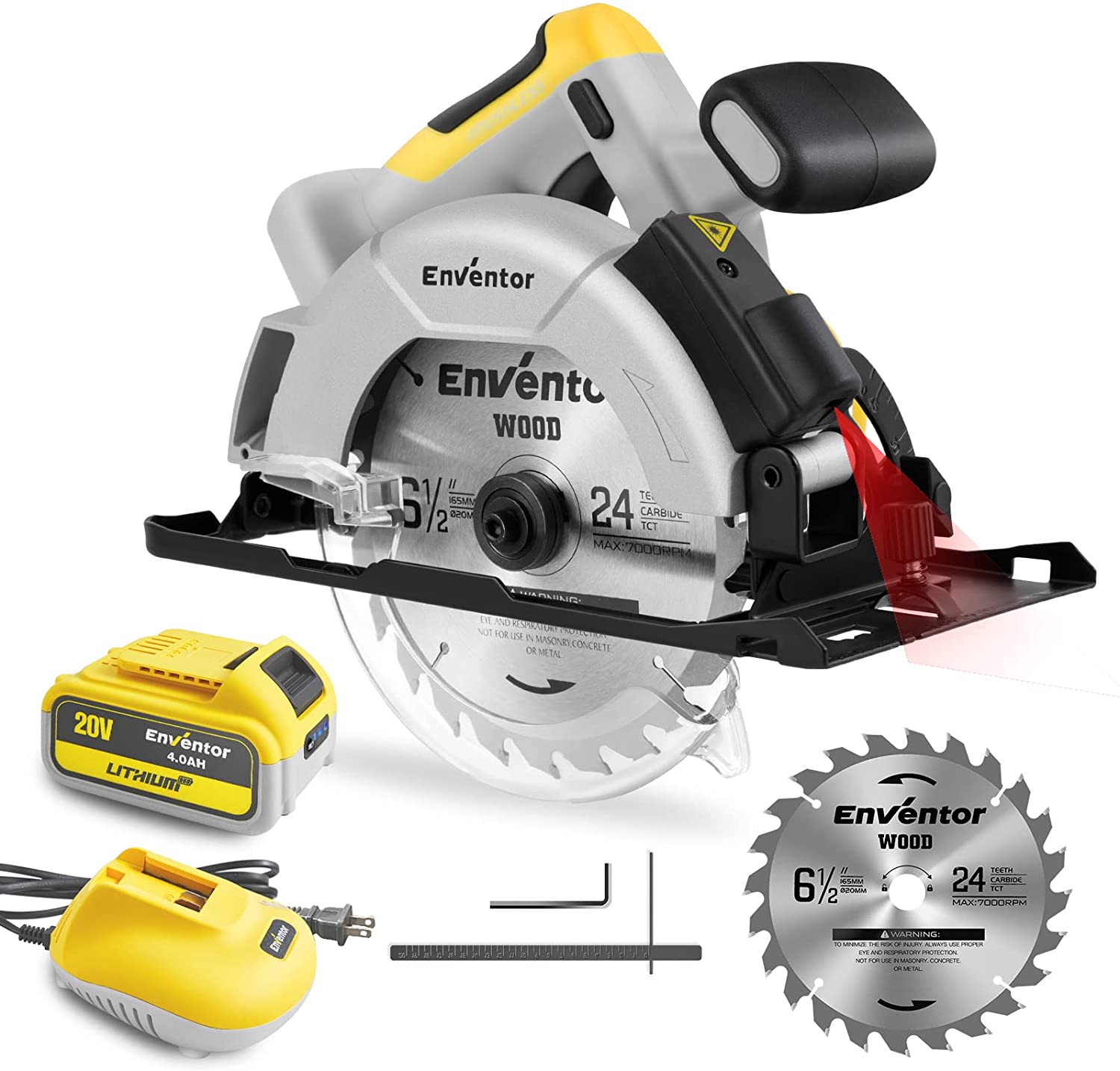 4800RPM Brushless Cordless Circular Saw 