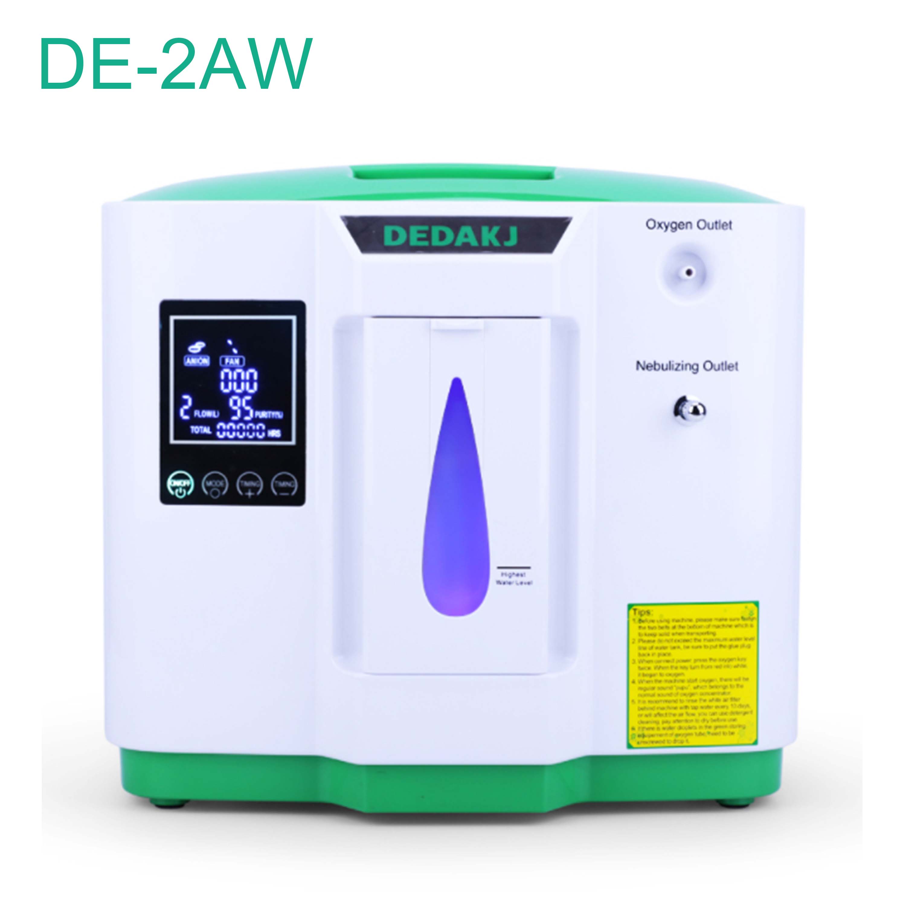 DE-2AW Oxygen concentrator