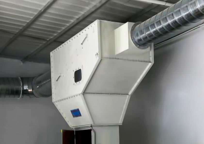 Pulse Jet Baghouse Dust Collector，used for filtering dust-laden air from paper shredder fans.