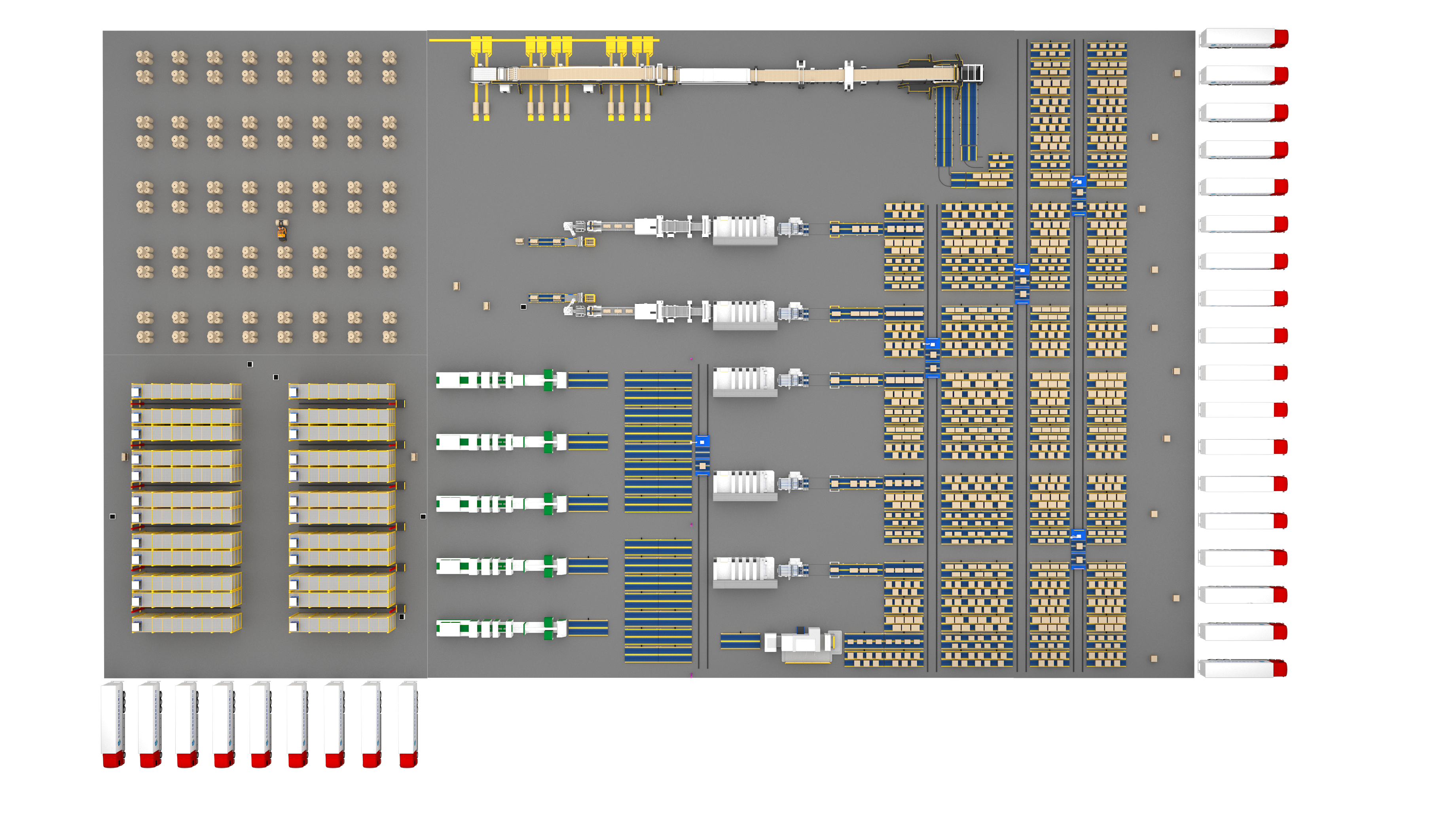 Corrugated Cardboard Industry Material Handling Conveyor Systems