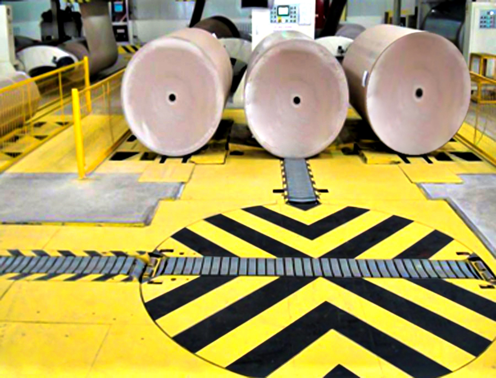 Electric Turntable
Paper Roll Conveyor handling System
