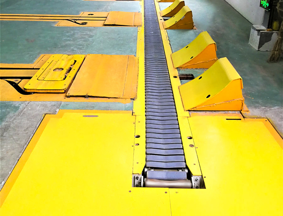 Release Paper Roller Chain-plate Conveyor
Paper Roll Conveyor handling System