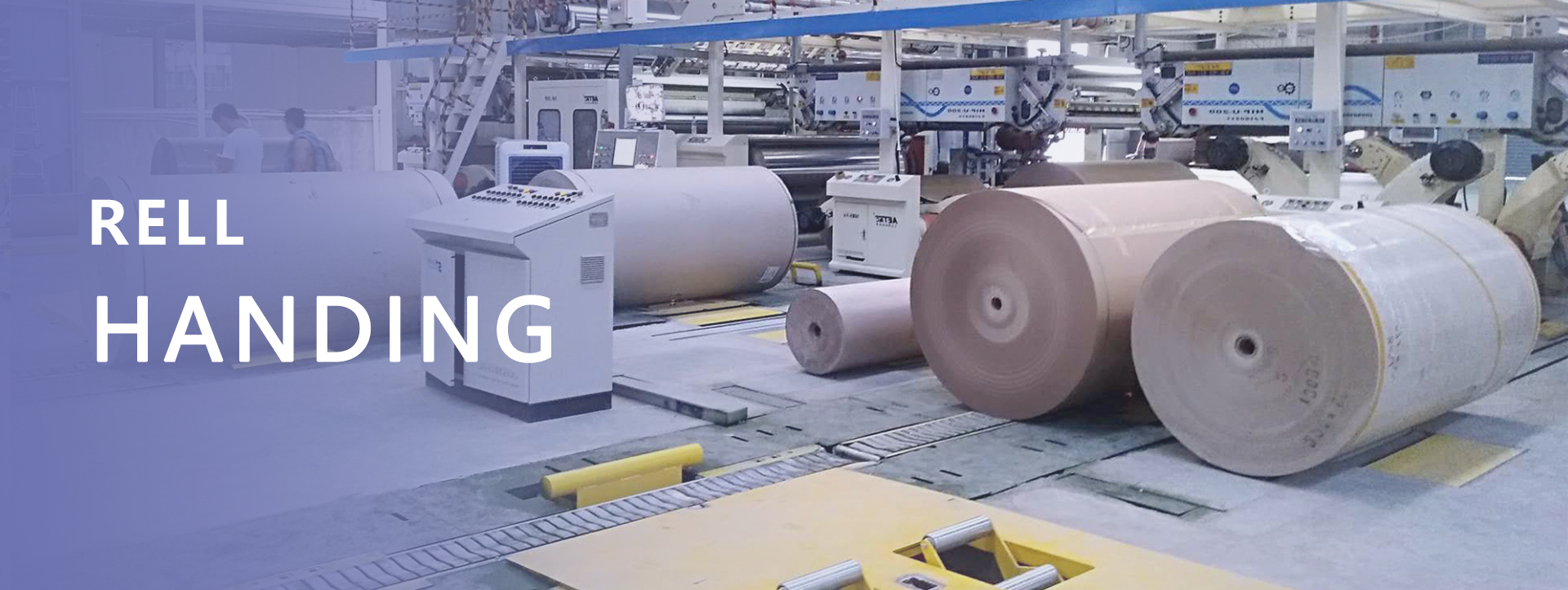 Paper reel handling system