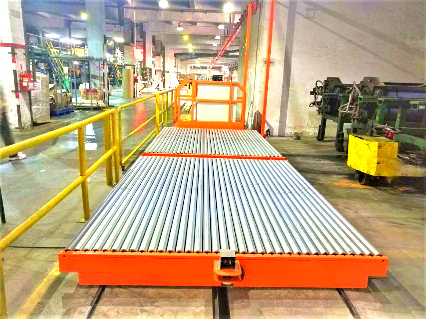 Roller Transfer car for corrugated industry