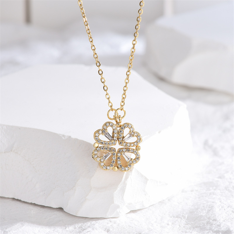 Clover Heart Necklace