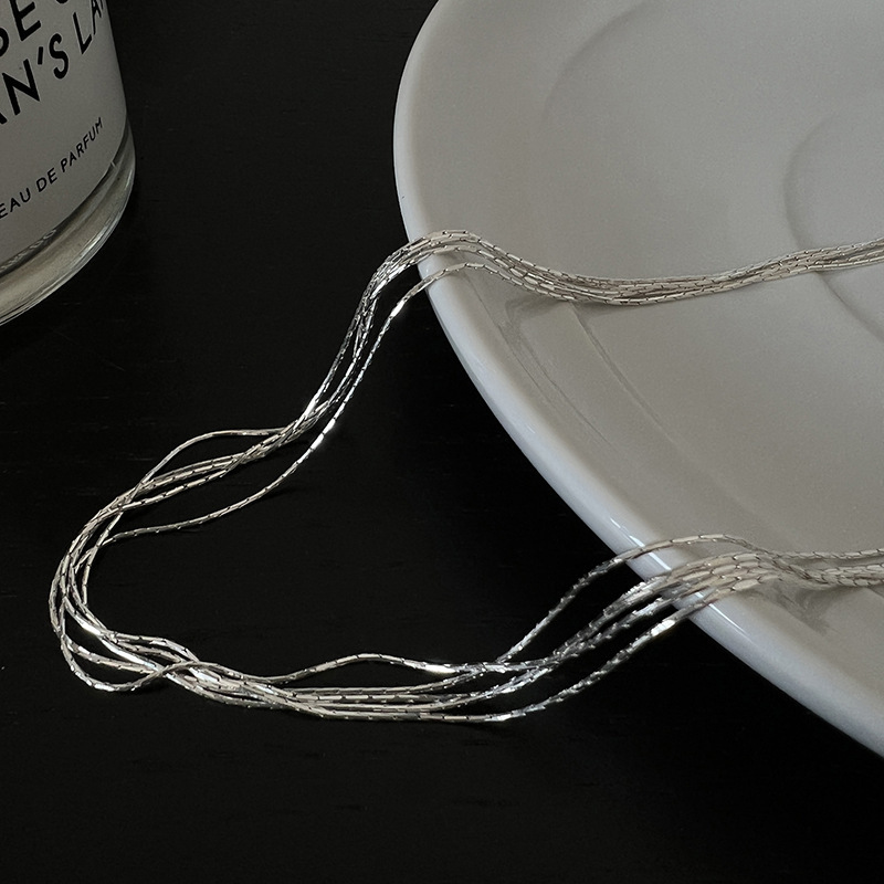 Soft Chain Tassel Necklace