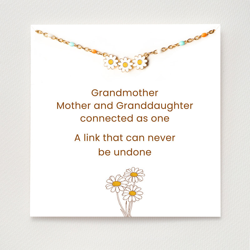 Triple Daisy Bracelet